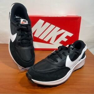 Nike Waffle Debut Black White Men's Shoe Size 10 #B1305